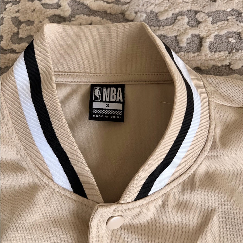 NBA Men's Tan and Black Basketball Jersey - Picture 2 of 3